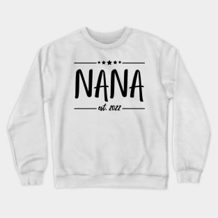 Nana Est 2022, floral Print Crewneck Sweatshirt